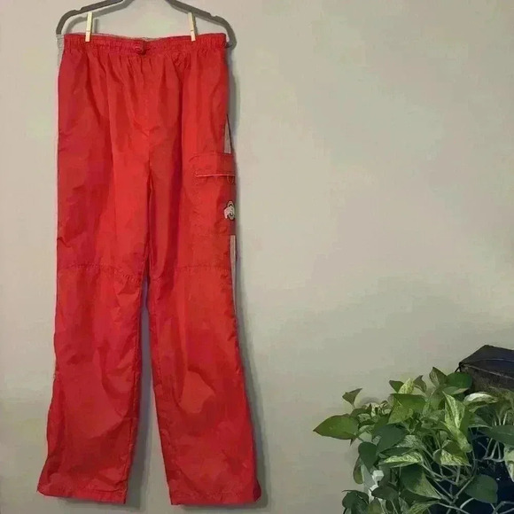ProTuff Ohio State Buckeyes College Football Running Nylon Jogger Scarlet Grey L - Picture 2 of 13